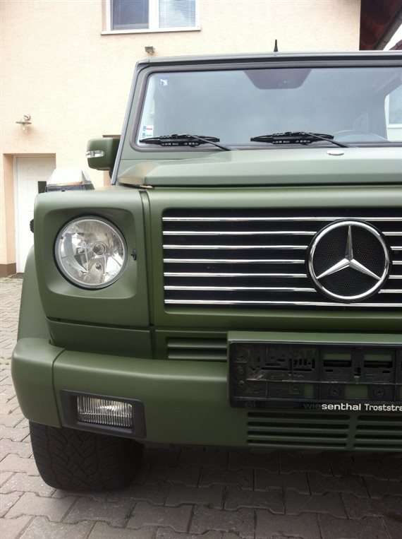 polep 3M od abartstyle 3M Mercedes G zelená matná